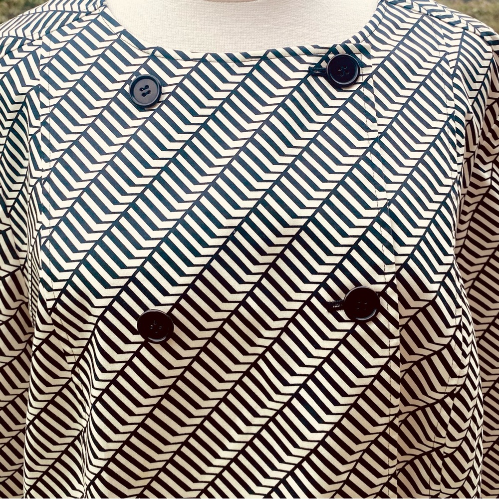 Calvin Klein Geometric Print Plus Size Jacket - image 6